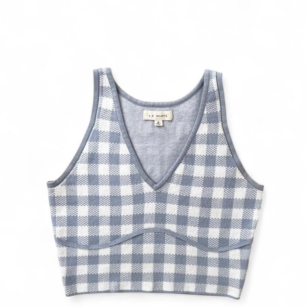 Blue White Tank Top Women’s Size Medium